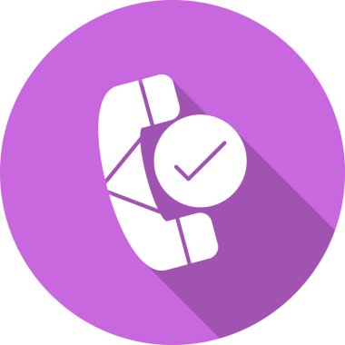 Saat simgesinin vektör illüstrasyonu