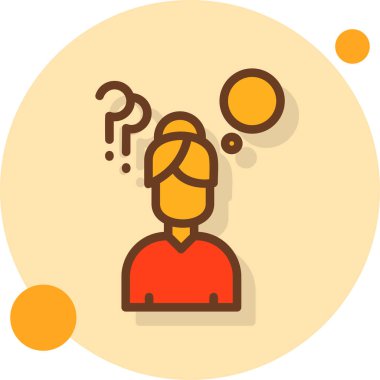 soru simge vektör çizim