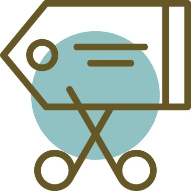 Bir okul simgesinin vektör illüstrasyonu