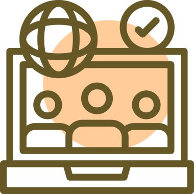 Web ve Geliştirme simgesi, vektör illüstrasyonu