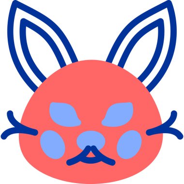 Kedi. Web simgesi basit illüstrasyon