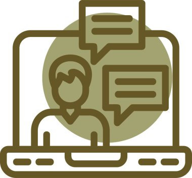 bilgisayar simgesi vektör illüstrasyonu