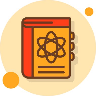 bilim yassı simge vektörü