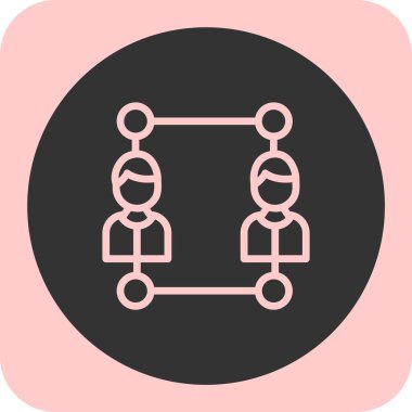 seo modern simgesinin vektör illüstrasyonu