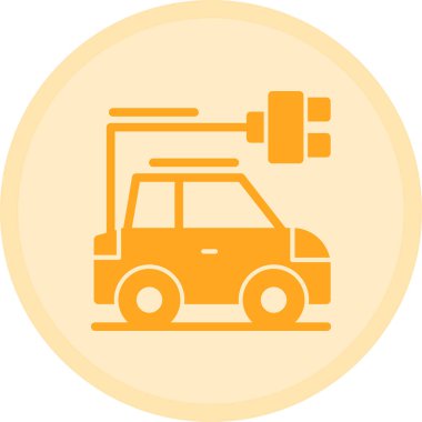 - Araba. Web simgesi basit illüstrasyon