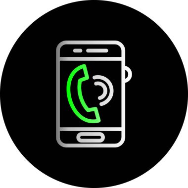 Vektör telefon simgesi illüstrasyonu