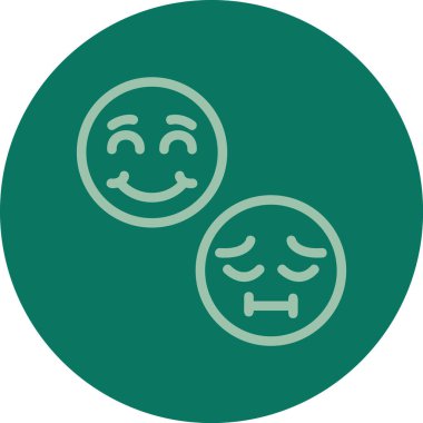 Modern simgenin vektör illüstrasyonu