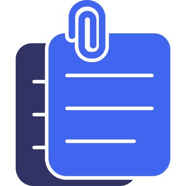 Belge. Web simgesi basit illüstrasyon