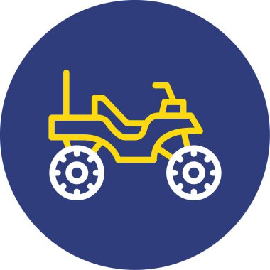 motosiklet simgesi vektör illüstrasyonu