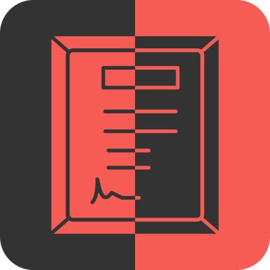 Vektör belgesi Simge illüstrasyonu