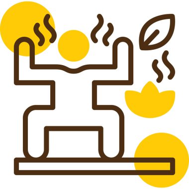 yiyecek web simgesi basit illüstrasyon