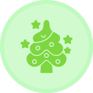 Noel ağacı vektör simgesi