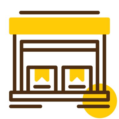 pencere simgesi renk dış hat vektörü