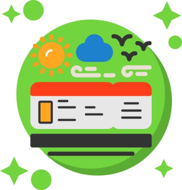 bulut hesaplama vektörü simgesi