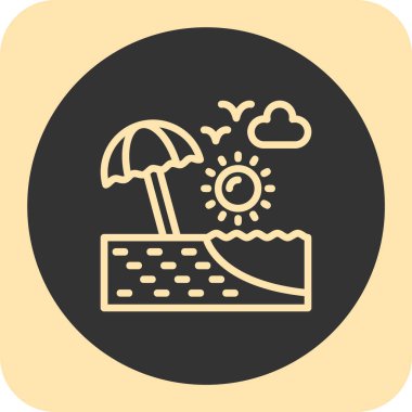 Hava durumu simgesi, vektör illüstrasyonu