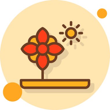 Çiçek bahçesi simgesi