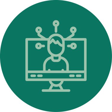 Seo simgesinin vektör illüstrasyonu