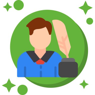 İş adamı. Basit simge