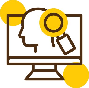 Eğitimde çevrimiçi eğitim ikonu - okul - öğrenme kategorisi