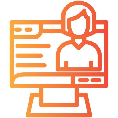 seo modern simgesinin vektör illüstrasyonu