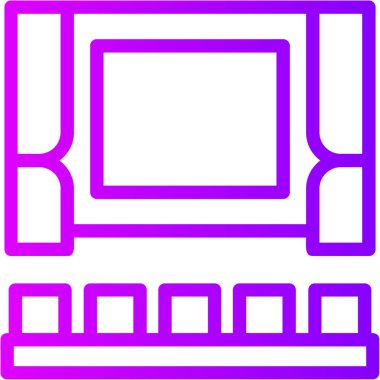 Bilgisayar. Web simgesi basit illüstrasyon