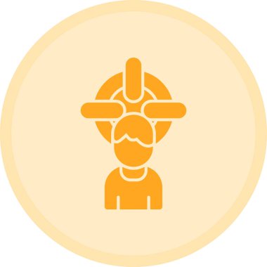 Sakallı bir adamın vektör çizimi