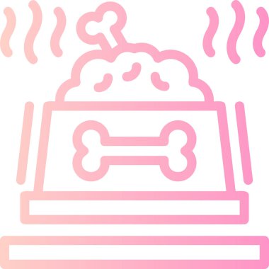 yiyecek web simgesi, basit illüstrasyon