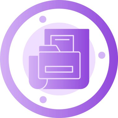 Modern simgenin vektör illüstrasyonu