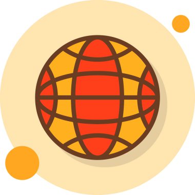 küresel gezegen Dünya simgesi