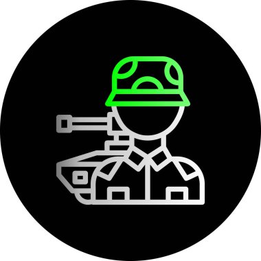 Modern b 'nin vektör illüstrasyonu silah ikonundan yoksun