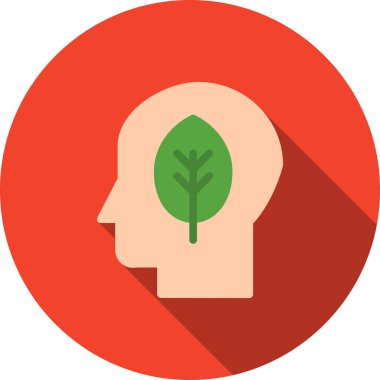 İnsan beyni. Web simgesi