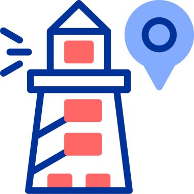 konum. Web simgesi basit illüstrasyon