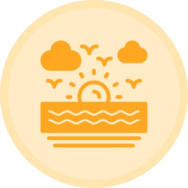 Yemek. Web simgesi basit illüstrasyon