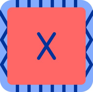 Modern bir simgenin vektör illüstrasyonu