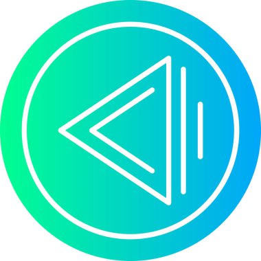 Modern bir simgenin vektör illüstrasyonu