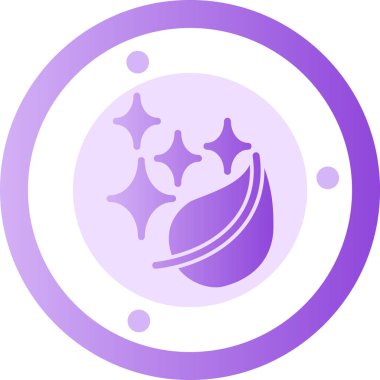 Bir yıldız simgesinin vektör illüstrasyonu