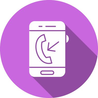 Telefon görüşmesi, illüstrasyon, vektör, beyaz arkaplan.