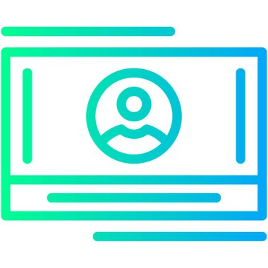 Dolar gagası ikon vektör illüstrasyonu