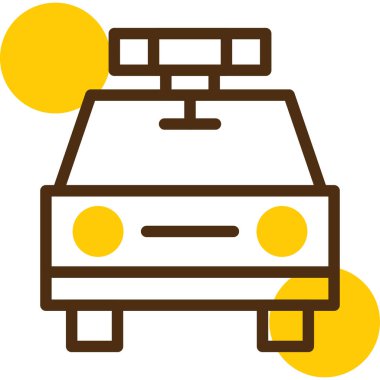 Taksiyle. Web simgesi basit illüstrasyon