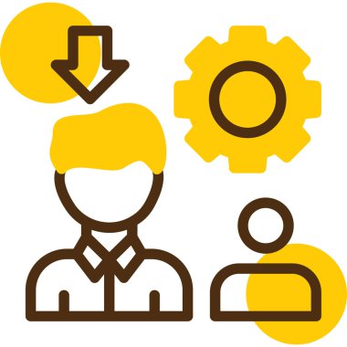 iş simgesi vektör illüstrasyonu