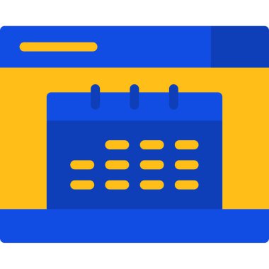 Mutfak web simgesi basit illüstrasyon