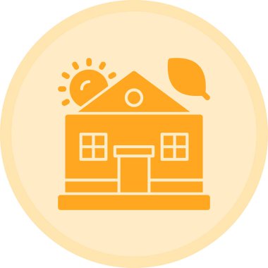 Bina. Web simgesi basit tasarım