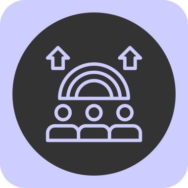 seo modern simgesinin vektör illüstrasyonu