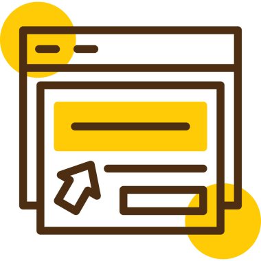 Web simgesi tasarımı vektör illüstrasyonu