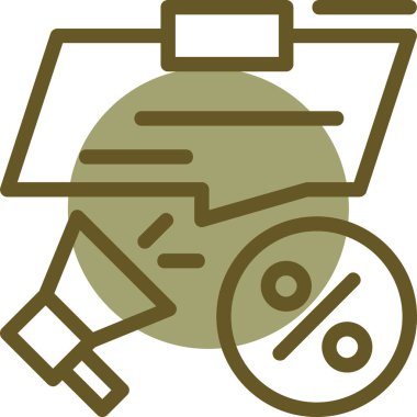 Bir roketin karikatür simgesinin vektör çizimi