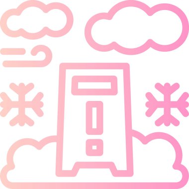 Bulut. Web simgesi basit illüstrasyon