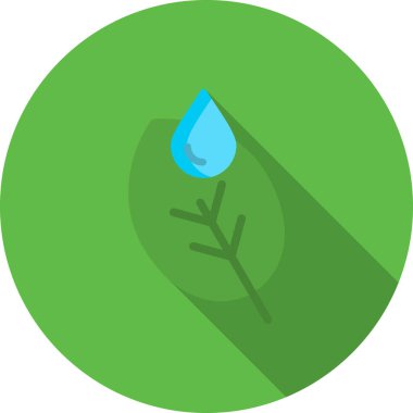 Ağaç simgesinin vektör illüstrasyonu