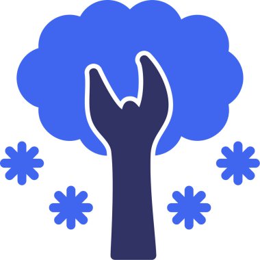 Bulut. Web simgesi basit illüstrasyon