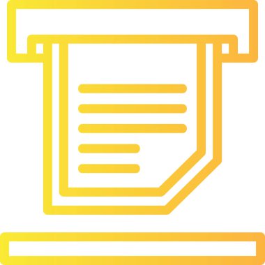 Dosya. Web simgesi basit illüstrasyon