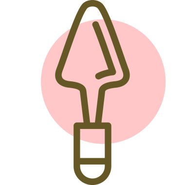 boya silindiri simgesi, vektör illüstrasyonu